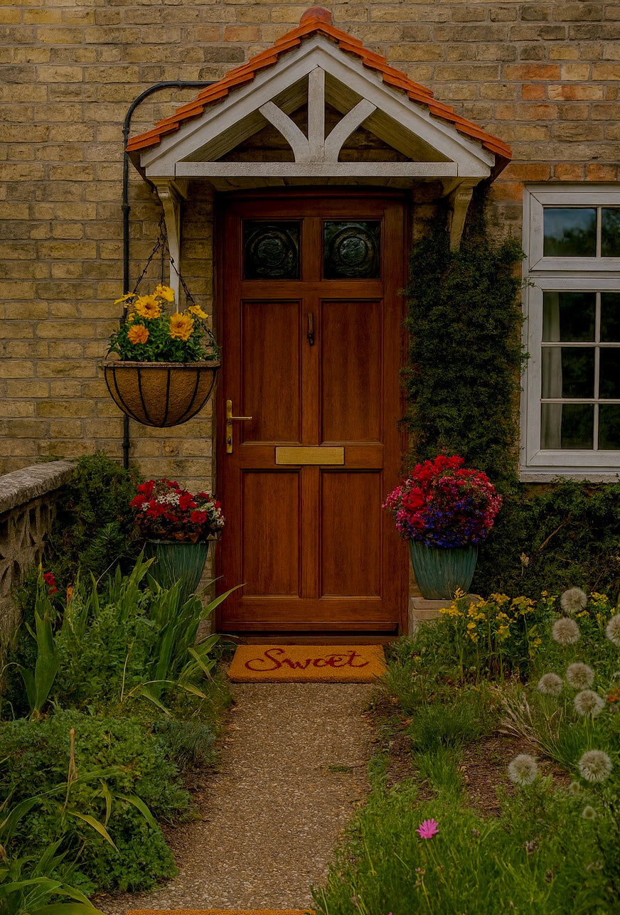 Step into sweetness – the perfect doormat for a warm, cheerful home.