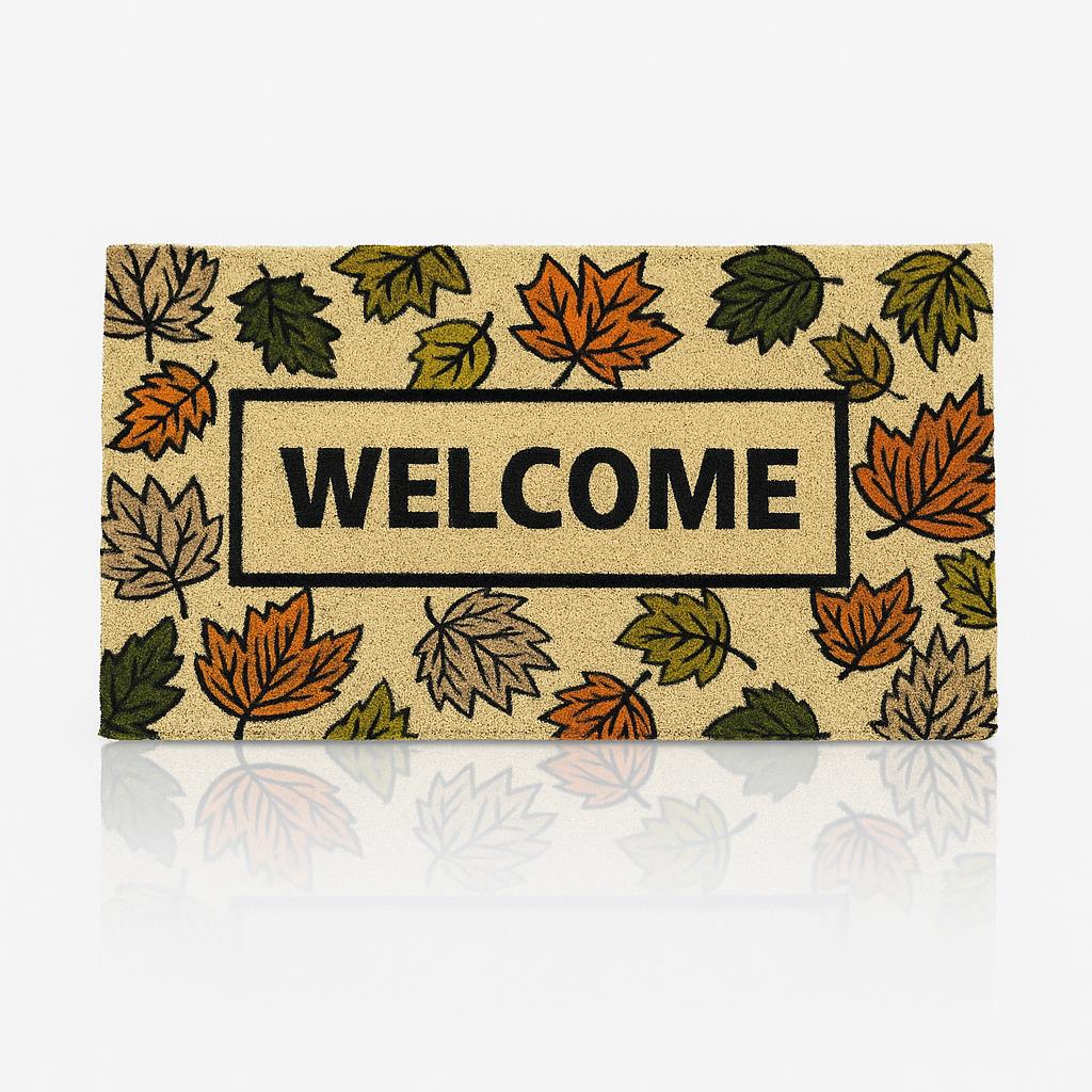 “Bring the beauty of autumn to your doorstep with a welcome that never fades.”